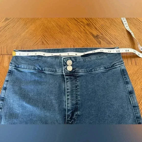 Topshop Three  High Waisted Flare Bell Bottom Stretch Jeans - Picture 14 of 14